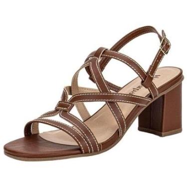 Imagem de Sandália Feminina Salto Grosso Via Scarpa 176519145-Feminino