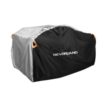 Imagem de Capa Universal Para Quadriciclo ATV Moto Scooter Kart Preta E Prata 19