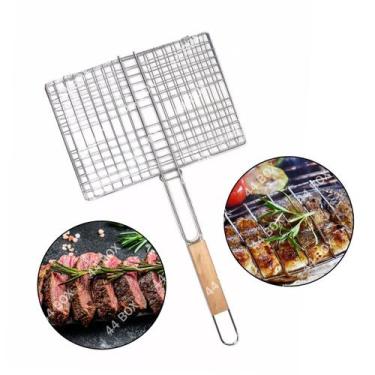 Imagem de Grelha Dupla Churrasqueira Churrasco Frango Peixes Linguiça - Clink Ch