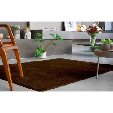Imagem de Tapete Antiderrapante Silky Light 1,00x 1,50 Chocolate