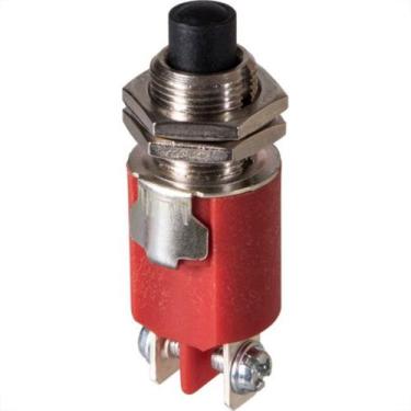 Imagem de Chave Margirius Nf/P1 Pushbutton Vermelha Pa000206 - Kit C/5