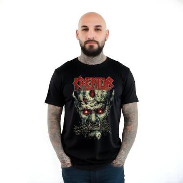 Imagem de Camiseta Preta Banda Kreator - 100% Algodão - Bomber Rock - ALT UNIVER