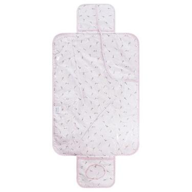 Imagem de Trocador de Fraldas Prático para Bebê 47cm x 67cm Baby Joy, Floral