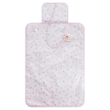 Imagem de Trocador de Fraldas Portátil para Bebê 47cm x 67cm Baby Joy, Floral