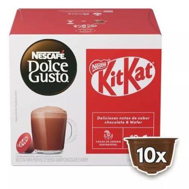 Imagem de Cápsula Kit Kat Com 10 Unidades Dolce Gusto 170g - NESTLE