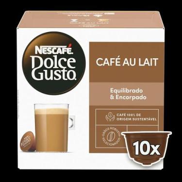 Imagem de Cápsula Café Au Lait Com 10 Unidades Dolce Gusto 100g - Nestlé