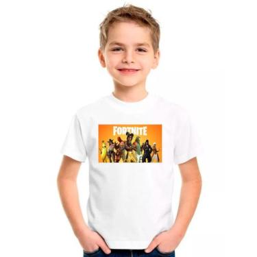Imagem de Camiseta FORTNITE Games Jogos Moda Infantil Roupa Criança 06, Modelo 1