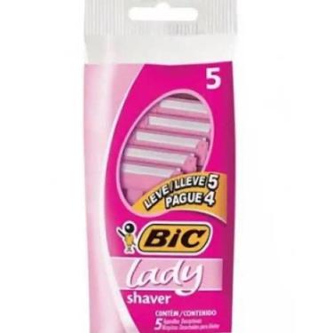 Imagem de Aparelho De Barbear Descartável Lady Shaver 5 Unidades Bic