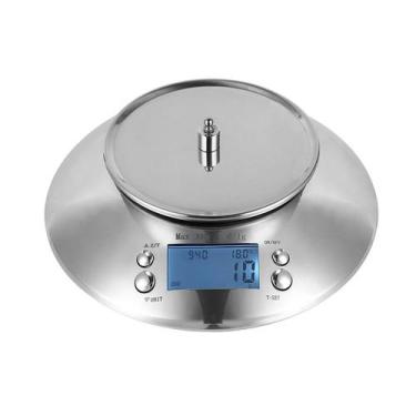 Imagem de Balanças de cozinha e café em aço inoxidável digitais 5000g/1g - taiyu