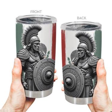 Imagem de Caneca de café Tumbler Oasisdream 600mL de aço inoxidável