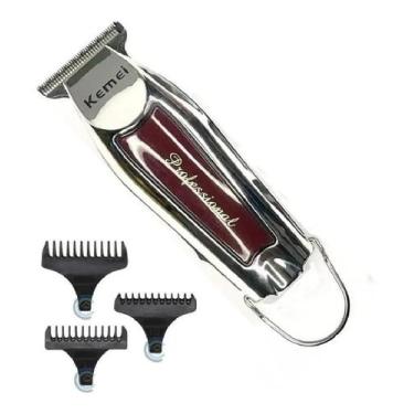 Imagem de Maquina De Acabamento Cabelo Barba Sem Fio Kemei 9163 Nova