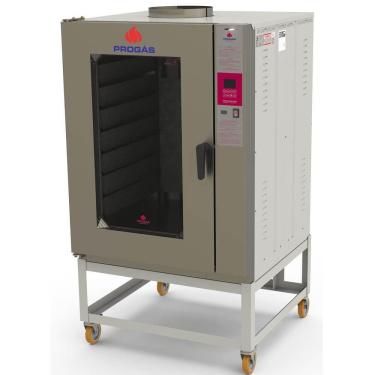 Imagem de Forno Turbo Industrial Progás PRP-10000 E Style com Vapor Elétrico 220V c/ Base p/10 Esteiras P37116