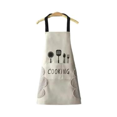 Imagem de Avental De Cozinha Unissex Impermeável E Resistente a Óleo, Sem Mangas