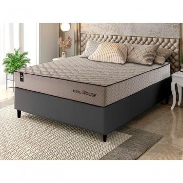 Imagem de Cama Box Espuma San Diego Casal 138x188 Bege King House