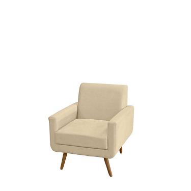 Imagem de Poltrona Panamá Ergonomica Veludo D26 - Meu Estofado