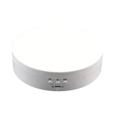 Imagem de Suporte Giratório Branco De 5,4 Polegadas Com Display Rotativo 360 Gra