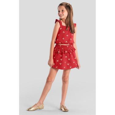 Imagem de Conjunto infantil menina de cerejas Brandili