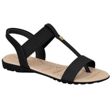 Imagem de Sandália Rasteira Napa Elástico Preto Modare 7053.163-Feminino