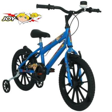 Imagem de Bicicleta Infantil Aro 16 Joy Radical Azul Preto Menino Free Action