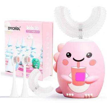 Imagem de Escova Elétrica Dycrol Kids - 2 a 6 anos -, Rosa