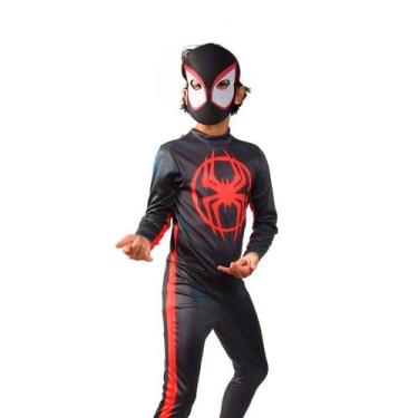 Imagem de Fantasia Infantil Marvel Homem Aranha Negro Miles Morales - Super Magi