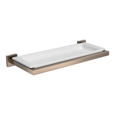 Imagem de Prateleira em Louça 38cm Quadratta Corten - 2030.CT83.MT - DECA