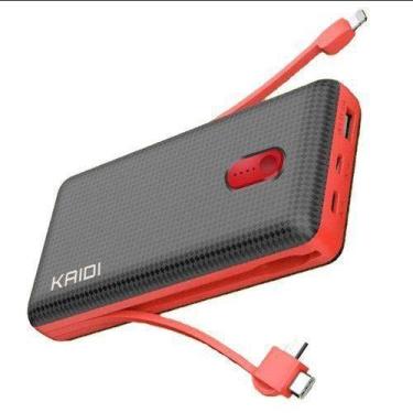 Imagem de Carregador Portátil Power Bank 20000Mah Turbo + Cabo Duplo - KAIDI