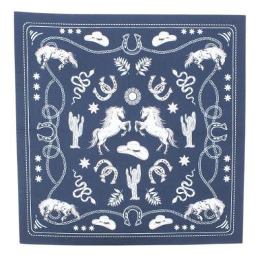 Imagem de Bandana Estampada Azul Rodeo West 39734