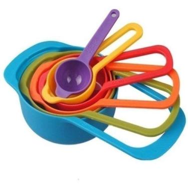 Imagem de 6 Colheres Medidoras P/ Cozinha Medidor Xícara Confeiteiros - Coisaria