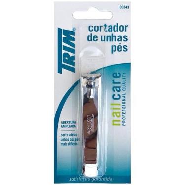 Imagem de Cortador de Unha Trim Original Aço Inox para Pés Unhas Grossas e Lima 
