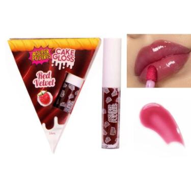 Imagem de Cake Gloss Red Velvet Super Poderes  Brilho Intenso, Hidratação e Lábi