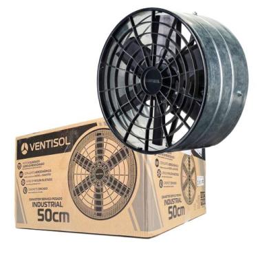 Imagem de Exaustor Ventisol Industrial Linha Serviço Pesado Monofásico 50 cm 220