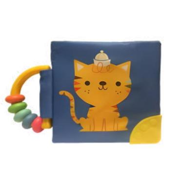 Imagem de Livro - Meu livro macio com chocalho e mordedor: Gato
