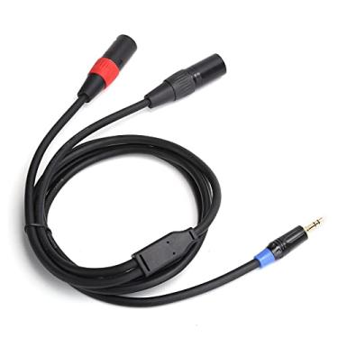 Imagem de Cabo de áudio, PVC de desempenho estável cabo de áudio XLR para consoles de mixagem para amplificadores de potência(3 metros)