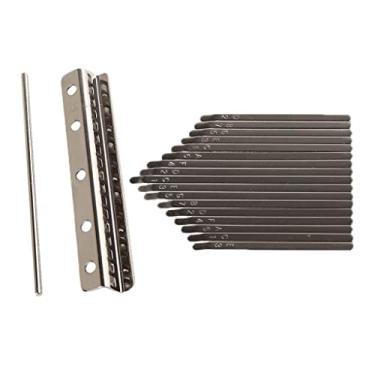 Imagem de Fancyes Steel Kalimba Mbira Conjunto de selim de ponte de piano com 17 teclas DIY
