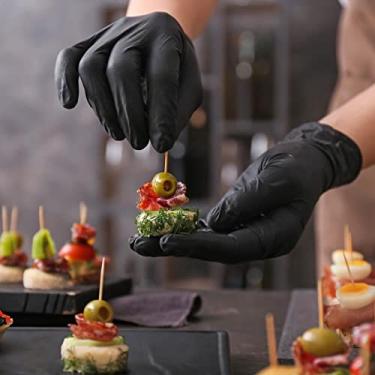 Imagem de Luva Descartável, Vabene, Vytril, G, Preta, Caixa com 100