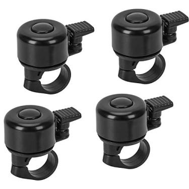 Imagem de Emoly sinos de liga de alumínio, 4 pacotes de sinos de bicicleta versão atualizada para crianças e adultos, som claro alto e nítido, chifre de bicicleta de ciclismo