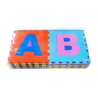 Imagem de Tapete Eva Alfabeto 26 Peças 32X32x8cm (Cada Peça) - 2,75M2