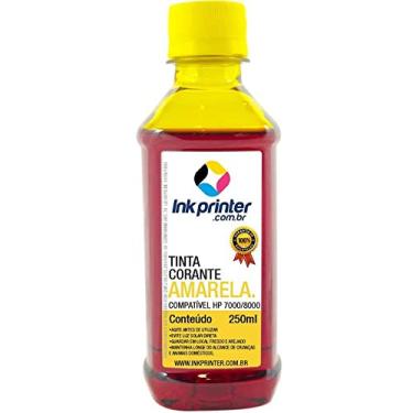 Imagem de Tinta Corante Inkprinter Amarela para Hp Série 7000, 8000 (250ml)