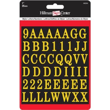 Imagem de The Hillman Group 842266 Letras e Números de Casa de Ouro