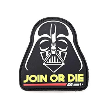 Imagem de Tactical Innovations Canada Patch moral de PVC - junte ou morra 2,5 x 2,5 brilha no escuro