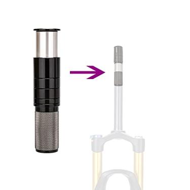 Imagem de Bike Stem Riser Bicycle Fork Stem Stem Extender Handup Raiser Headup Adaptador para 28,6 mm (1-1/8 polegadas) Mountain Bike Road Bike BMX MTB