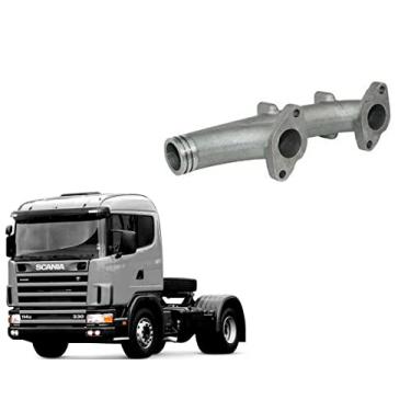 Imagem de PONTA COLETOR ESCAPE DIREITA ESQUERDA PARA SCANIA 114 124 C/ 8 ANEIS