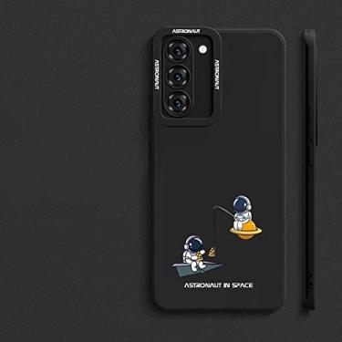 Imagem de Para Samsung Galaxy S22 S21 S20 S 22 Ultra Plus S20 FE S22Ultra S22Plus S20FE Capa Bonita Space Astronaut Phone Case, B, SpaceFishing, Para Samsung S20