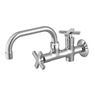 Imagem de Torneira Tanque Com Adaptador Para Maquina Ômega Bica U Meber