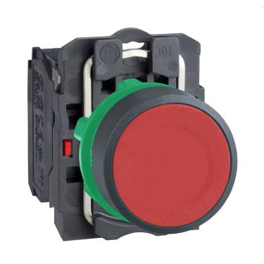 Imagem de Botão Comando Normal 22mm 1nf Vermelho – Schneider