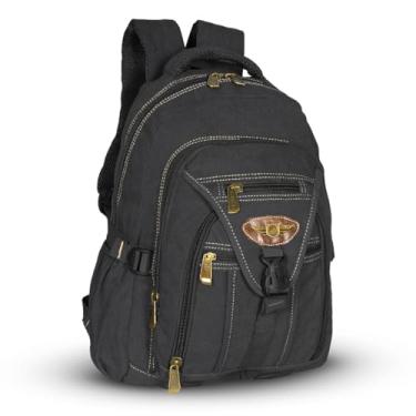 Imagem de Mochila Masculina Reforçada Notebook Trabalho Faculdade (preta)