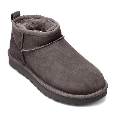 Imagem de UGG Bota feminina clássica ultra mini, Cinza, 35