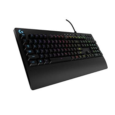Imagem de logitech G Logitech G213 Prodigy Gaming Teclado, Lightsync Rgb Chaves Backlit, Resistente Ao Derramamento, Chaves Customizáveis, Teclas Dedicadas De Multi-Media - Preto