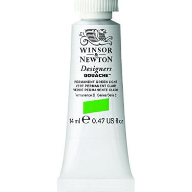 Imagem de Guache Winsor & Newton Designers 14ml S2 Permanent Green Light